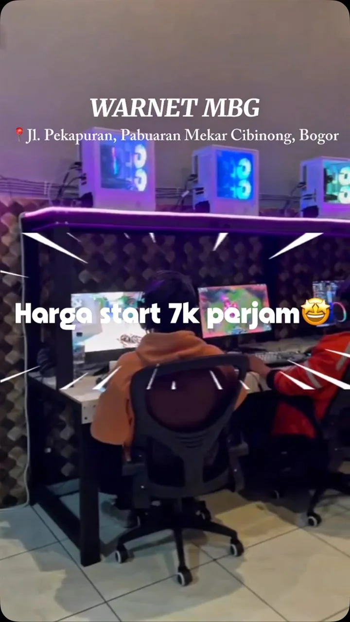 Gas Main di Warnet MBG Cibinong
